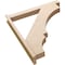 Ekena Millwork 5 1/2-in W x 38-in D x 42-in H Balboa Block Rough Cedar Woodgrain TimberThane Outlooker, Primed Tan OUTUR055X38X42BOA44RCPR - alternate 3